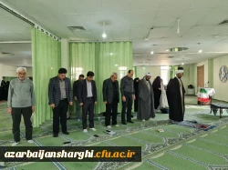 قرائت پرفیض زیارت عاشورا و عزاداری دانشگاهیان پردیس فاطمه الزهرا(س) تبریز به مناسبت حادثه تروریستی حرم شاهچراغ 2