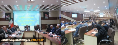 برگزاری نشست هم اندیشی استادان با حضور سرپرست اداره کل امور سیاسی، انتخابات و تقسیمات کشوری استانداری آذربایجان شرقی