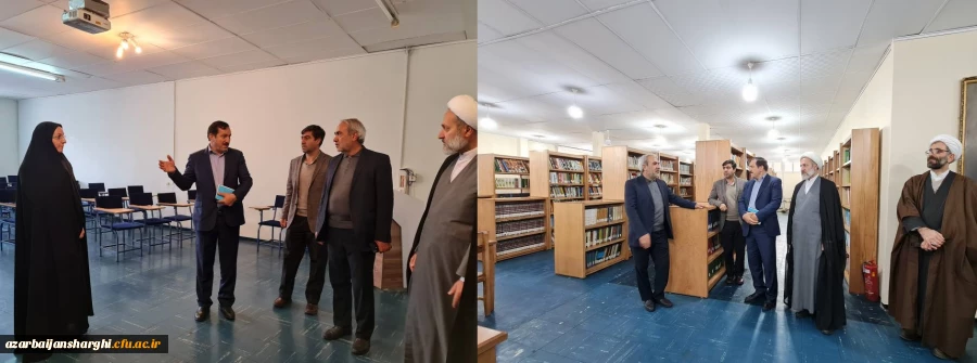 بازدید حجت الاسلام و المسلمین تقوی و دکتر علی خاکی از پردیس فاطمه الزهرا(س) تبریز
 2