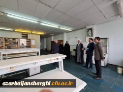 بازدید حجت الاسلام و المسلمین تقوی و دکتر علی خاکی از پردیس فاطمه الزهرا(س) تبریز
 4