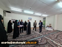 بازدید حجت الاسلام و المسلمین تقوی و دکتر علی خاکی از پردیس فاطمه الزهرا(س) تبریز
 5