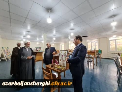 بازدید حجت الاسلام و المسلمین تقوی و دکتر علی خاکی از پردیس فاطمه الزهرا(س) تبریز
 8