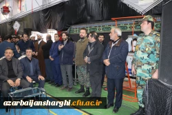 تدفین شهید گمنام هشت سال دفاع مقدس در پردیس علامه امینی دانشگاه فرهنگیان استان آذربایجان شرقی 3