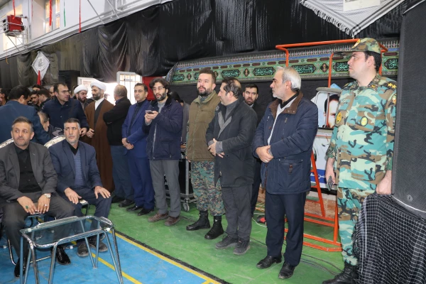 تدفین شهید گمنام هشت سال دفاع مقدس در پردیس علامه امینی دانشگاه فرهنگیان استان آذربایجان شرقی 3