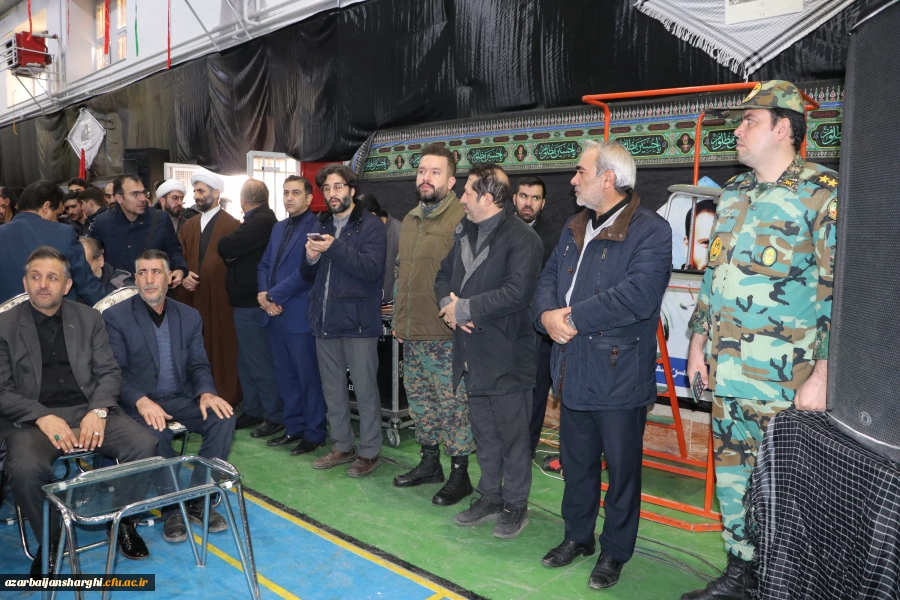 تدفین شهید گمنام هشت سال دفاع مقدس در پردیس علامه امینی دانشگاه فرهنگیان استان آذربایجان شرقی 3