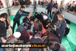 تدفین شهید گمنام هشت سال دفاع مقدس در پردیس علامه امینی دانشگاه فرهنگیان استان آذربایجان شرقی 6