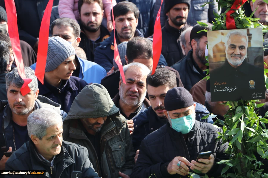 تدفین شهید گمنام هشت سال دفاع مقدس دردانشگاه فرهنگیان استان آذربایجان شرقی 2