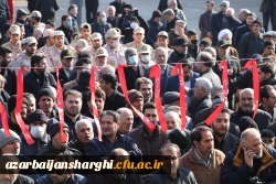 تدفین شهید گمنام هشت سال دفاع مقدس دردانشگاه فرهنگیان استان آذربایجان شرقی 3