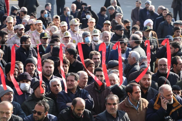 تدفین شهید گمنام هشت سال دفاع مقدس دردانشگاه فرهنگیان استان آذربایجان شرقی 3