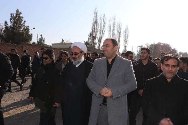 تدفین شهید گمنام هشت سال دفاع مقدس دردانشگاه فرهنگیان استان آذربایجان شرقی 4