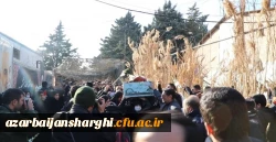 تدفین شهید گمنام هشت سال دفاع مقدس دردانشگاه فرهنگیان استان آذربایجان شرقی 8