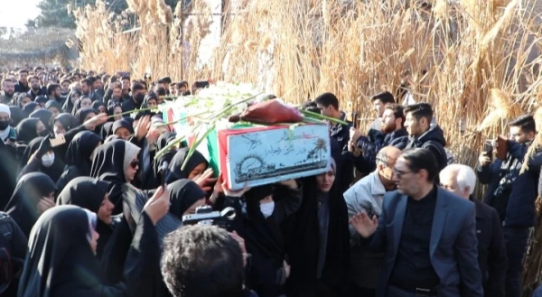 تدفین شهید گمنام هشت سال دفاع مقدس دردانشگاه فرهنگیان استان آذربایجان شرقی 9