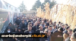 تدفین شهید گمنام هشت سال دفاع مقدس دردانشگاه فرهنگیان استان آذربایجان شرقی 11