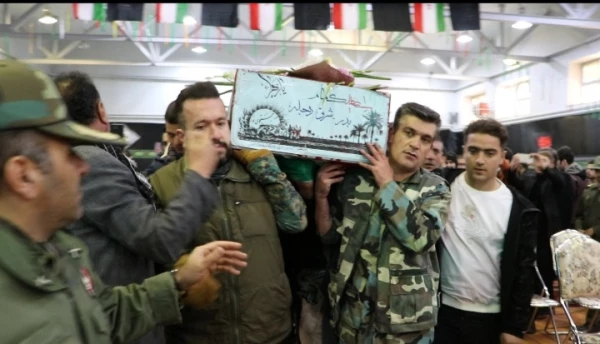 تدفین شهید گمنام هشت سال دفاع مقدس دردانشگاه فرهنگیان استان آذربایجان شرقی 12