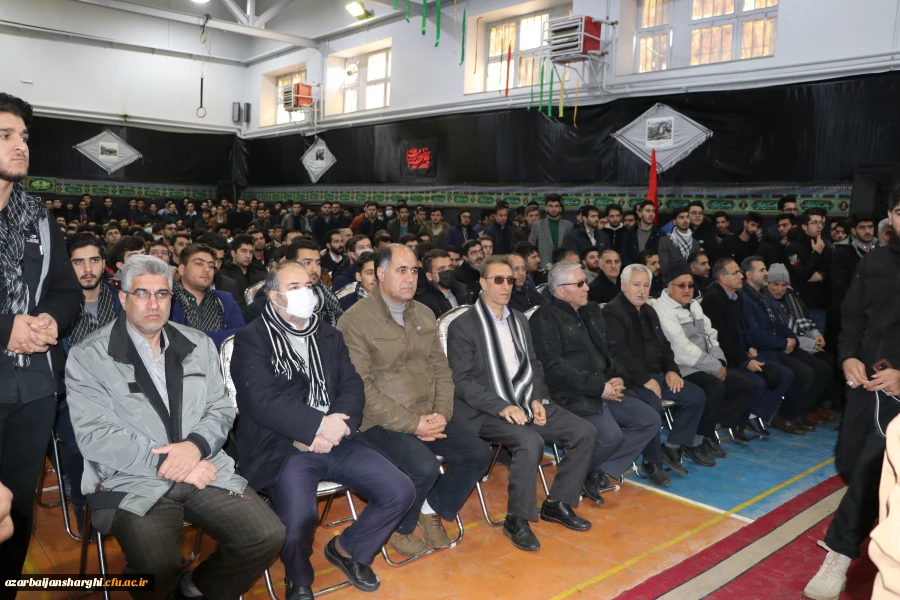 تدفین شهید گمنام هشت سال دفاع مقدس دردانشگاه فرهنگیان استان آذربایجان شرقی 15