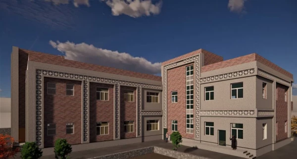 طرح نهایی نمای ساختمان آموزشی پردیس الزهرا (س) دانشگاه فرهنگیان آذربایجان شرقی  2