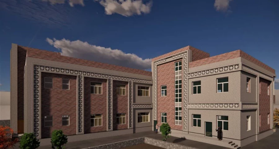 طرح نهایی نمای ساختمان آموزشی پردیس الزهرا (س) دانشگاه فرهنگیان آذربایجان شرقی  2