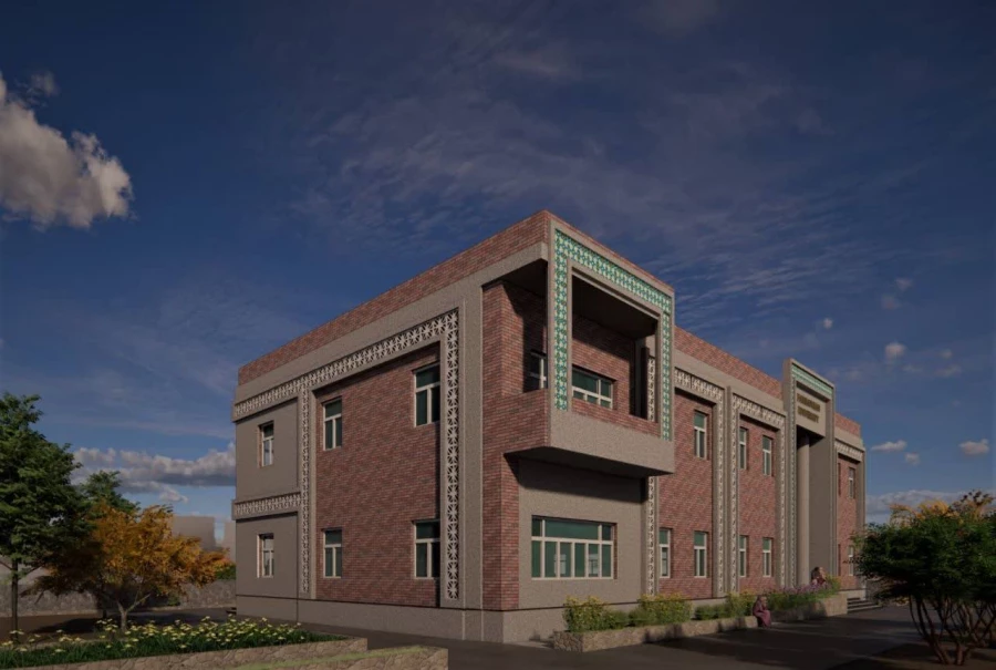 طرح نهایی نمای ساختمان آموزشی پردیس الزهرا (س) دانشگاه فرهنگیان آذربایجان شرقی  4