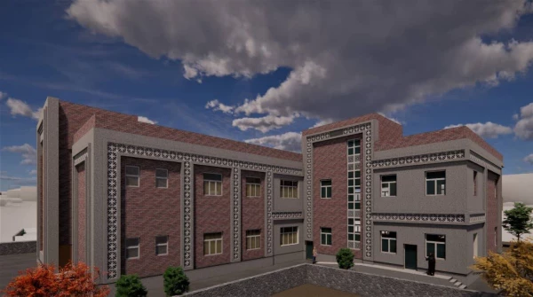 طرح نهایی نمای ساختمان آموزشی پردیس الزهرا (س) دانشگاه فرهنگیان آذربایجان شرقی  7