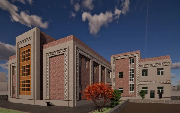 طرح نهایی نمای ساختمان آموزشی پردیس الزهرا (س) دانشگاه فرهنگیان آذربایجان شرقی  8