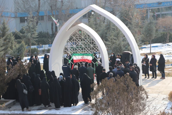 آیین گرامیداشت دومین سالگرد شهید گمنام در پردیس الزهرا(س) دانشگاه فرهنگیان آذربایجان شرقی 2