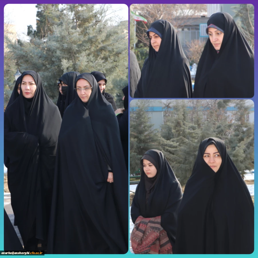 آیین گرامیداشت دومین سالگرد شهید گمنام در پردیس الزهرا(س) دانشگاه فرهنگیان آذربایجان شرقی 2