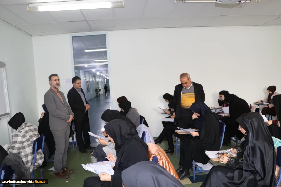 برگزاری آزمون دروس فرهنگی مهارت آموزان ماده28 در دانشگاه فرهنگیان استان آذربایجان شرقی 4