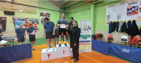 قهرمانی تیم تنیس روی میز دانشگاه فرهنگیان آذربایجان شرقی در مسابقات کارکنان دستگاه های اجرایی استان  2