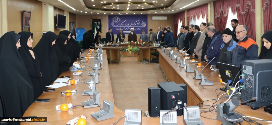 آیین تکریم و معارفه سرپرست جدید پردیس فاطمه الزهرا (س) دانشگاه فرهنگیان استان آذربایجان شرقی  2