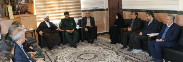 دیدار هیات رئیسه دانشگاه با فرمانده سپاه تبریز همزمان با ولادت امام حسین (ع) و روز پاسدار 2