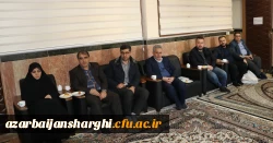 دیدار هیات رئیسه دانشگاه با فرمانده سپاه تبریز همزمان با ولادت امام حسین (ع) و روز پاسدار 2