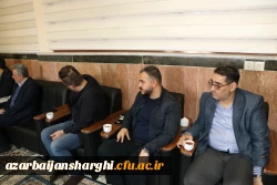 دیدار هیات رئیسه دانشگاه با فرمانده سپاه تبریز همزمان با ولادت امام حسین (ع) و روز پاسدار 3