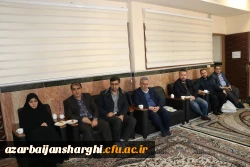 دیدار هیات رئیسه دانشگاه با فرمانده سپاه تبریز همزمان با ولادت امام حسین (ع) و روز پاسدار 2