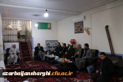 دیدار رئیس و هیئت رییسه دانشگاه فرهنگیان استان  آذربایجان شرقی با خانواده های معظم ومعزز سرداران شهید میرحسین و میرحسن امجدی 4