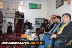 دیدار رئیس و هیئت رییسه دانشگاه فرهنگیان استان  آذربایجان شرقی با خانواده های معظم ومعزز سرداران شهید میرحسین و میرحسن امجدی 6