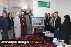 دیدار رئیس و هیئت رییسه دانشگاه فرهنگیان استان  آذربایجان شرقی با خانواده های معظم ومعزز سرداران شهید میرحسین و میرحسن امجدی 10
