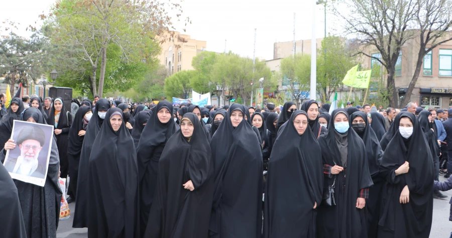 حضور پرشور و حماسی خانواده بزرگ دانشگاه فرهنگیان آذربایجان شرقی در راهپیمایی روز قدس  3