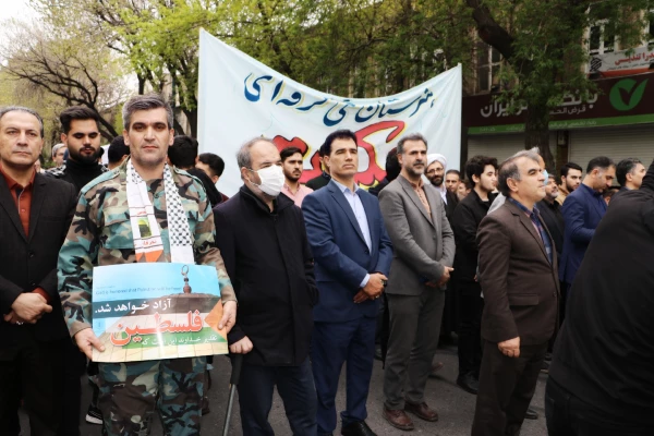 حضور پرشور و حماسی خانواده بزرگ دانشگاه فرهنگیان آذربایجان شرقی در راهپیمایی روز قدس  22