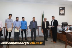 تجلیل از دانشجویان ممتاز شاهد و ایثارگر دانشگاه فرهنگیان استان آذربایجان شرقی 5