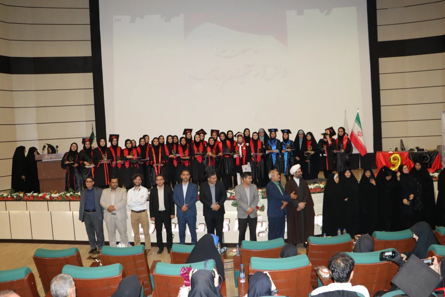  آیین جشن دانش آموختگی دانشجو معلمان ورودی 1398 پردیس فاطمه الزهرا (س) تبریز 2