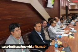 آیین تکریم و معارفه سرپرست امور پردیس های دانشگاه فرهنگیان استان آذربایجان شرقی برگزار شد 10