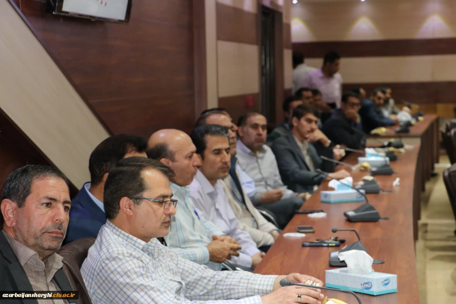 آیین تکریم و معارفه سرپرست امور پردیس های دانشگاه فرهنگیان استان آذربایجان شرقی برگزار شد 19