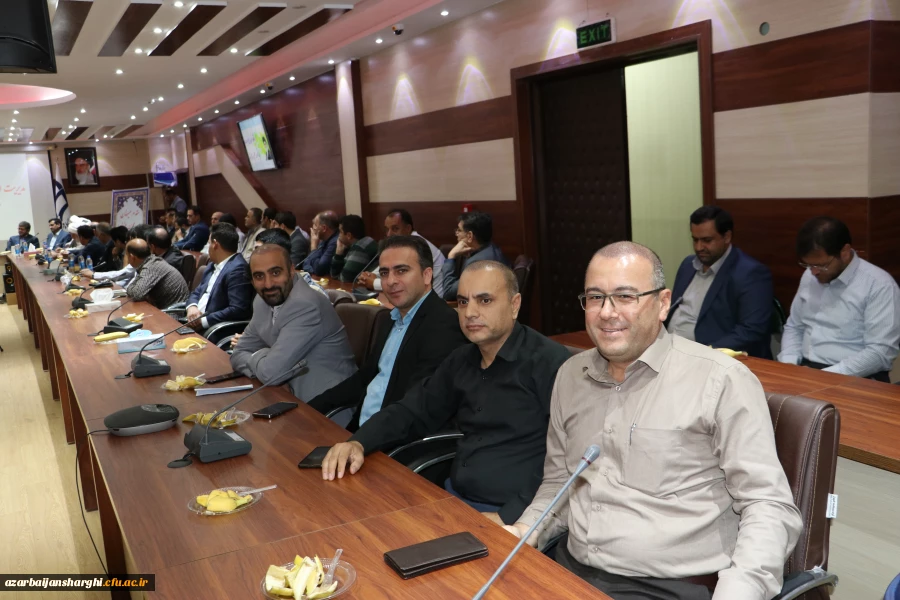 آیین تکریم و معارفه سرپرست امور پردیس های دانشگاه فرهنگیان استان آذربایجان شرقی برگزار شد 22