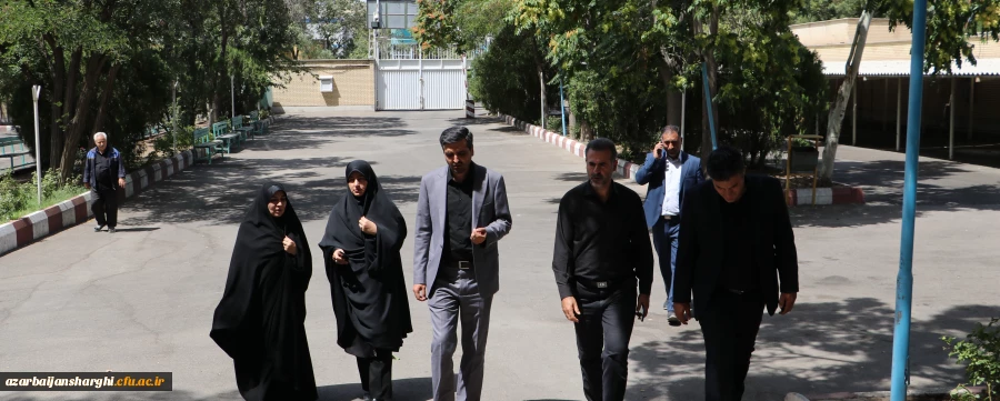 بازدید 5 ساعته رئیس دانشگاه فرهنگیان آذربایجان شرقی از پردیس فاطمه الزهرا (س) تبریز 2