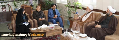    دیدار رئیس دانشگاه فرهنگیان آذربایجان شرقی با مدیرکل آموزش و پرورش استان