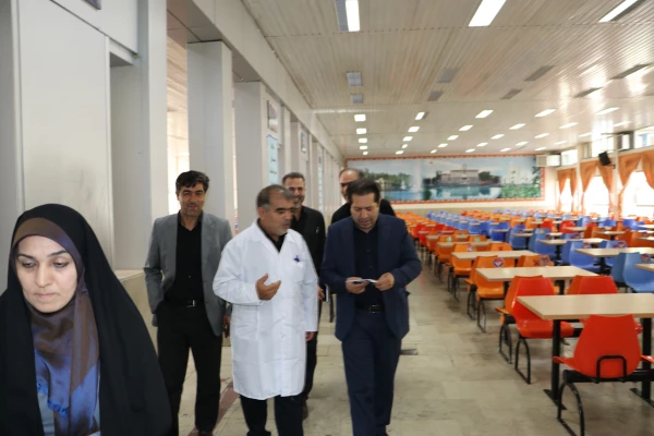 بازدید رئیس و هیت رئیسه دانشگاه فرهنگیان آذربایجان شرقی  از سلف سرویس دانشگاه تبریز 11