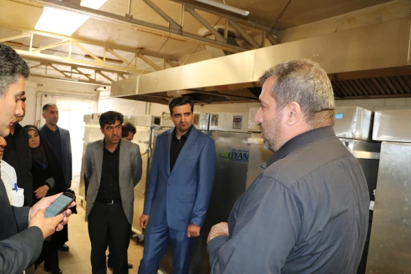 بازدید رئیس و هیت رئیسه دانشگاه فرهنگیان آذربایجان شرقی  از سلف سرویس دانشگاه تبریز 16