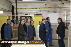 بازدید رئیس و هیت رئیسه دانشگاه فرهنگیان آذربایجان شرقی  از سلف سرویس دانشگاه تبریز 18