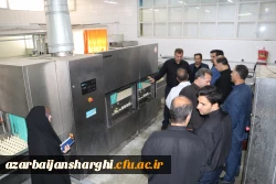 بازدید رئیس و هیت رئیسه دانشگاه فرهنگیان آذربایجان شرقی  از سلف سرویس دانشگاه تبریز 20