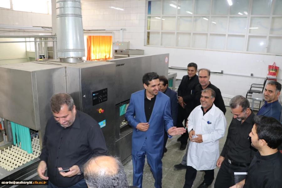 بازدید رئیس و هیت رئیسه دانشگاه فرهنگیان آذربایجان شرقی  از سلف سرویس دانشگاه تبریز 21